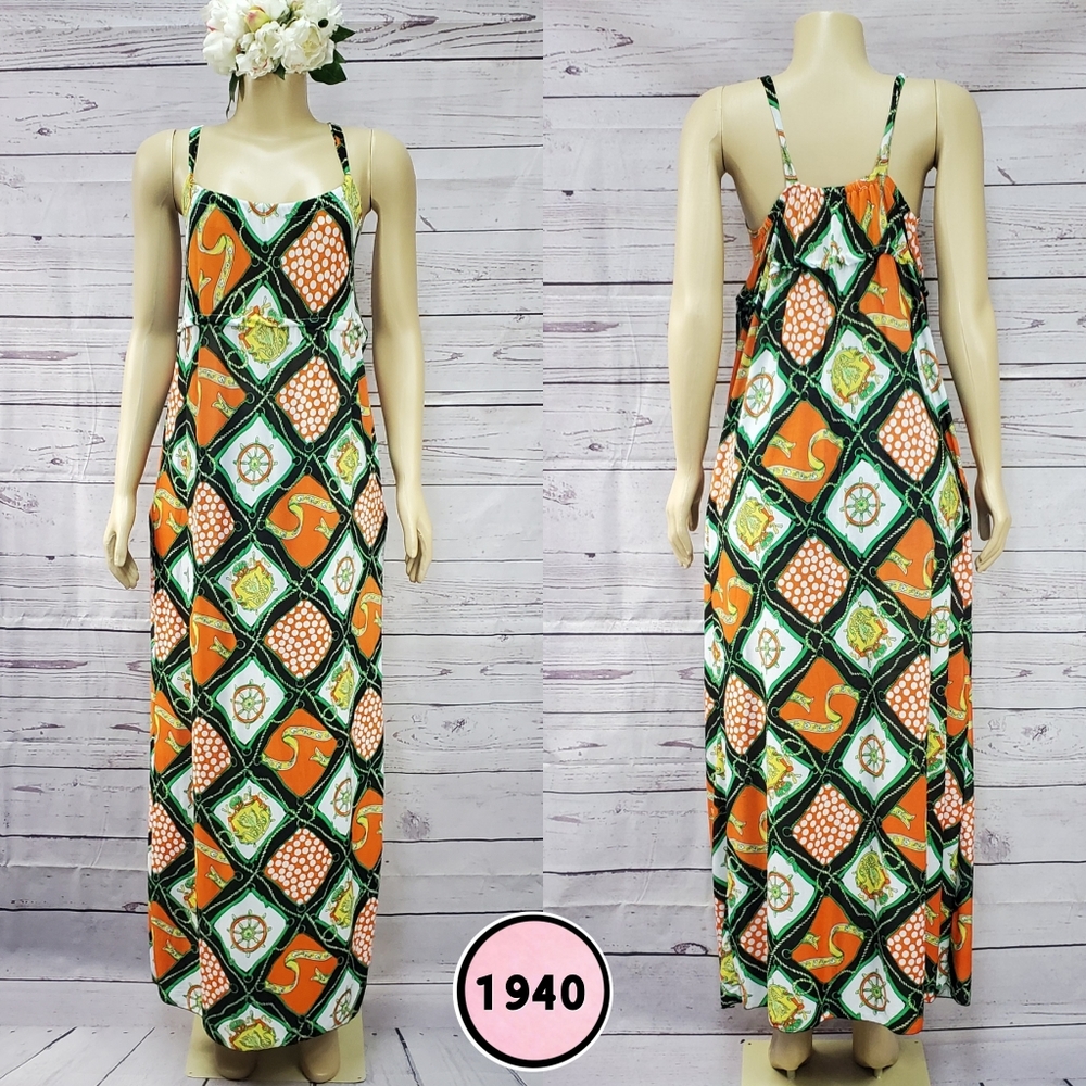 Large Stretchy Summer Maxi Dress | Flowy Comfortable Casual Long Dress